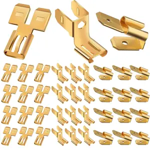 36Pcs Connectors Combination Kit: Double Spade, Piggyback, Chair Terminal Quick Disconnect Adapter - 12 Each Female Spade Connector
