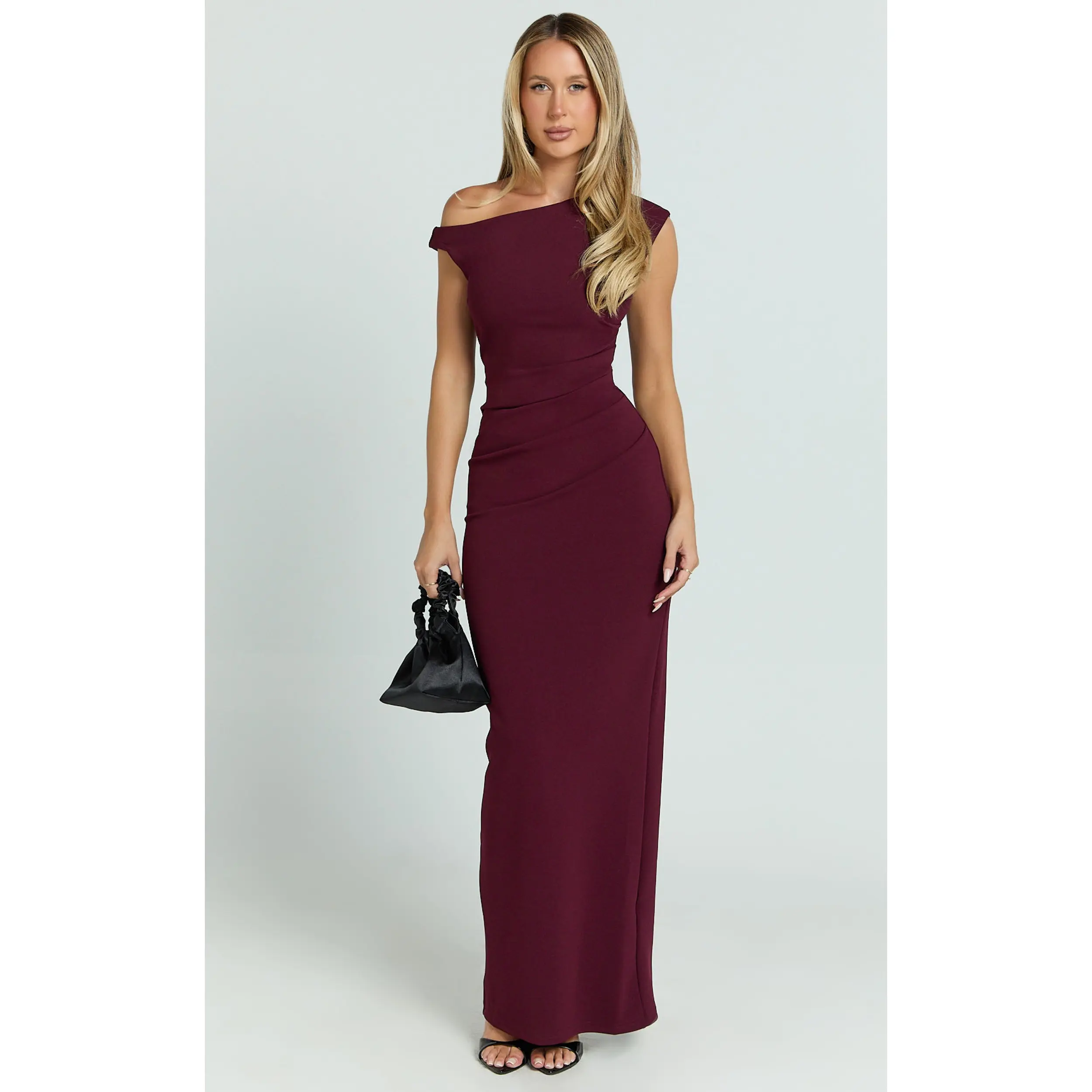 black floor length maxi dress Black Shell Maxi Dress – BLANK