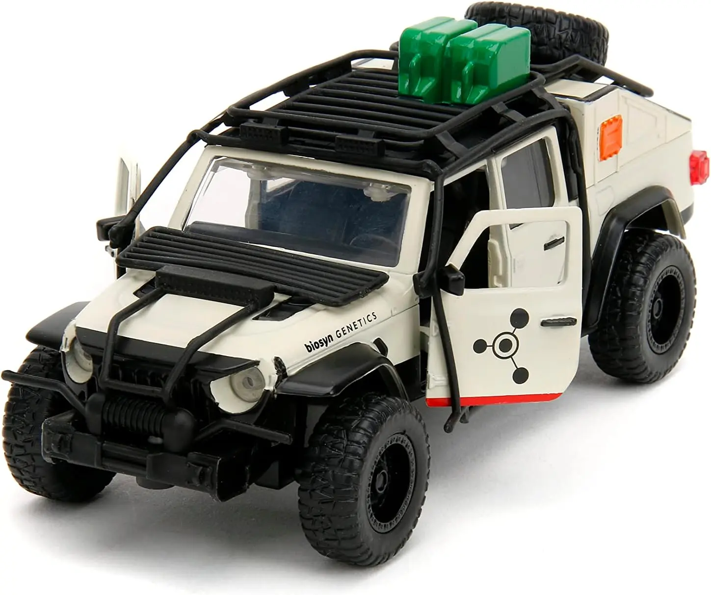 Jada Toys Jurassic World Dominion 1:32 Jeep Gladiator Die-Cast Car, Toys for Kids and Adults