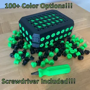 3D Printed Really Annoying Gift Box  *Screwdriver Included* Christmas Gift