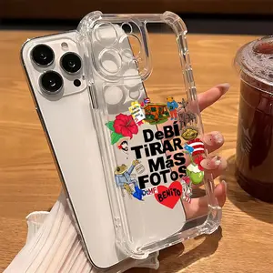Hot Singer B-bad bunnyS Creative  (4) Phone Case Suitable for iPhone 17 16e 16 15 14 13 12 11 Mini Pro Max Air X XR XSMAX 8 7 Plus Anti Fall Transparent Soft Back Cover