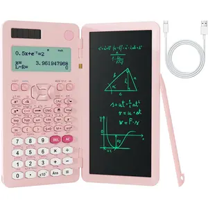 Rechargeable Scientific Calculator for Students,  991ES MAX Foldable Science Calculator with Notepad 417 Function Solar Energy Science Calculators for Middle and High School Supplies ()