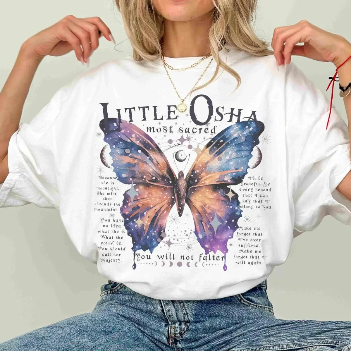Comfort Colors Little Osha Shirt, Quicksilver Shirt, Callie Hart, Saeris Fane Tee, King Fisher Merch, Romantasy, Book Club Gifts, Booktok, Unisex Crew Neck Top, Crewneck Top