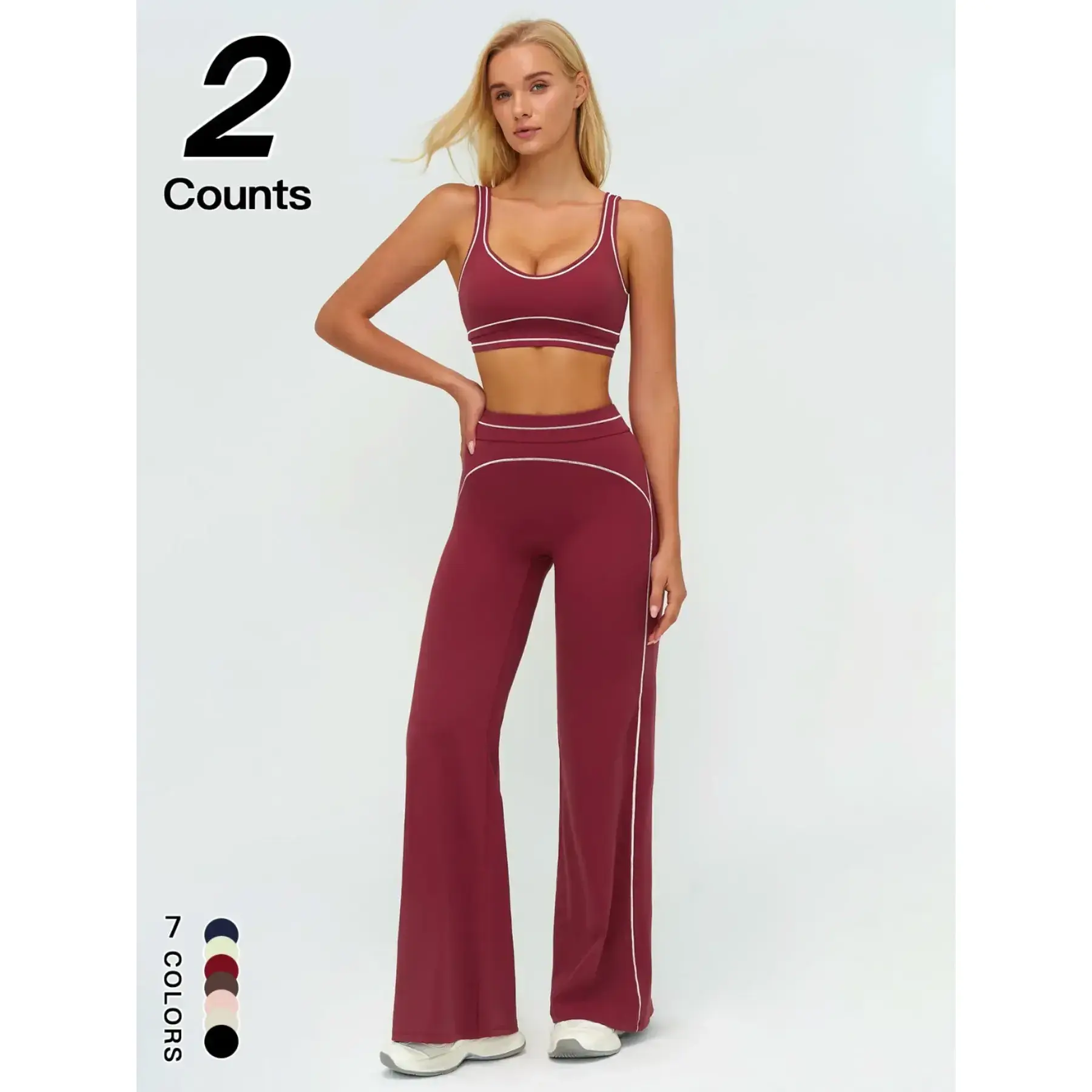 Women's Quick-Dry V-Neck Vest Outdoor Yoga Running High-Waisted Long Pants Casual Sportswear Set, Breathable Quick Dry Activewear Sports Clothing for Women, Gym Outfits, Yoga Clothes Set Women's Quick-Dry V-Neck Vest Outdoor Yoga Running High-Waisted Long Pants Casual Sportswear Set, Breathable Quick Dry Activewear Sports Clothing for Women, Gym Outfits, Yoga Clothes Set