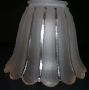 Wide Rib Glass Pendant Lamp Shade | 2-1/4" Fitter | 4-1/2" | SKU 81072