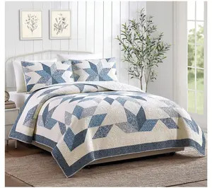 Modern Heirloom Bright Star Patchwork 3-PC F/QQuilt Set