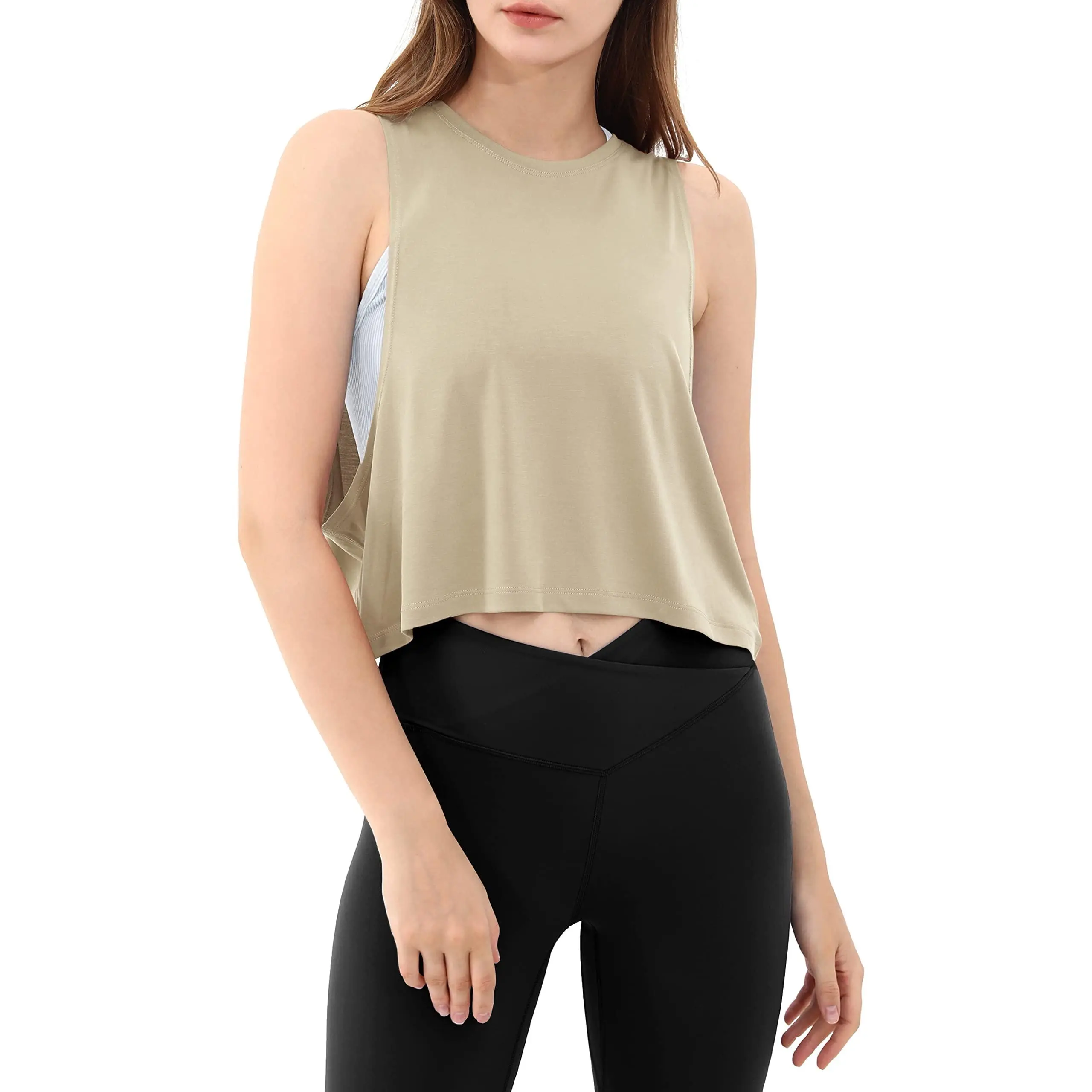 ODODOS 3-Pack Loose Tank Tops for Women Sleeveless Gym Athletic Workout Tops Yoga Shirts ODODOS 3-Pack Loose Tank Tops for Women Sleeveless Gym Athletic Workout Tops Yoga Shirts