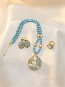 Women's Baroque 3-Piece Jewelry Set, Charming Design, Perfect Gift Choice