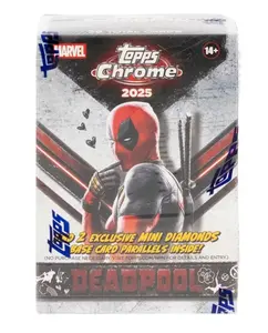 2025 Topps Deadpool Chrome Blaster Box 2025 Topps Deadpool Chrome Blaster Box