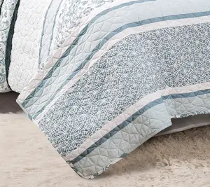 Nisha 3-Piece King Quilt Set by Lush Decor