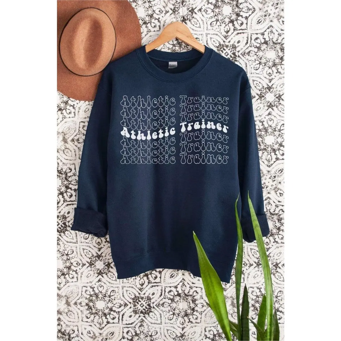 [Sale off up to 50%] Athletic Trainer Sweatshirt, Athletic Trainer Hoodie, Gym Training, Athlete Gifts, Personal Trainer, Sports Med, AT Long Sleeve, RZ244