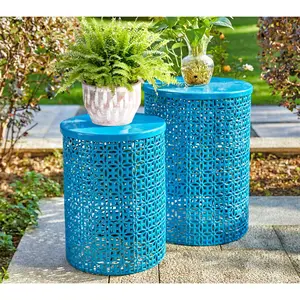 Glitzhome Multifunctional Garden Stools or Tables S/2