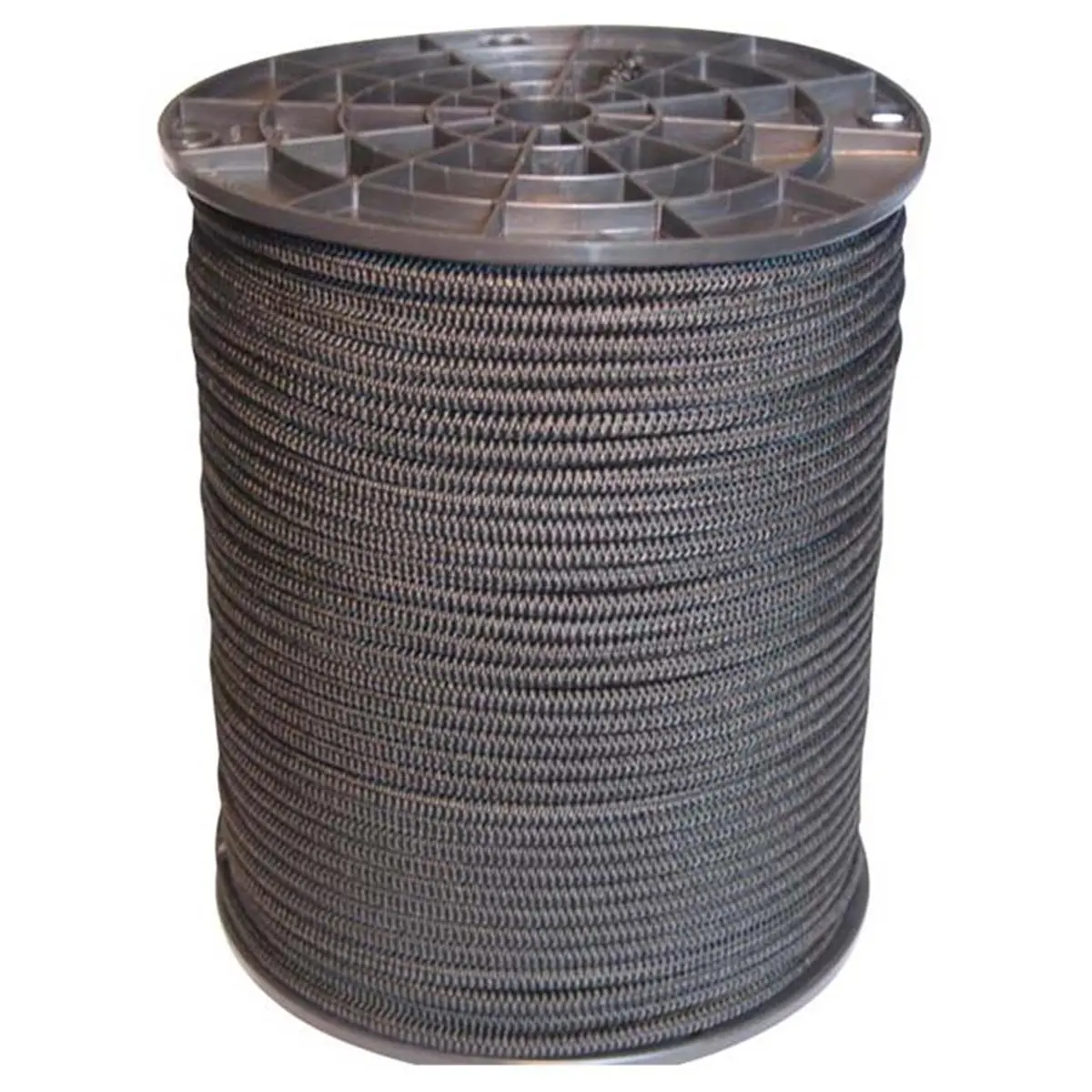 212 MAIN Black PP Bungee Cord - 0.12 in., 500 ft. Spool, High Stretch, Ribbed Jacket, Ribbed Grip, Sun Resistant, Floats Easily for Deck Rigging (Sports & Outdoor Fishing Equipment), Polypropylene, Kayaking, Neocorp