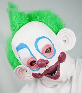 Killer Klown from outer space Halloween Clown Mask Latex Scary costume SHORTY