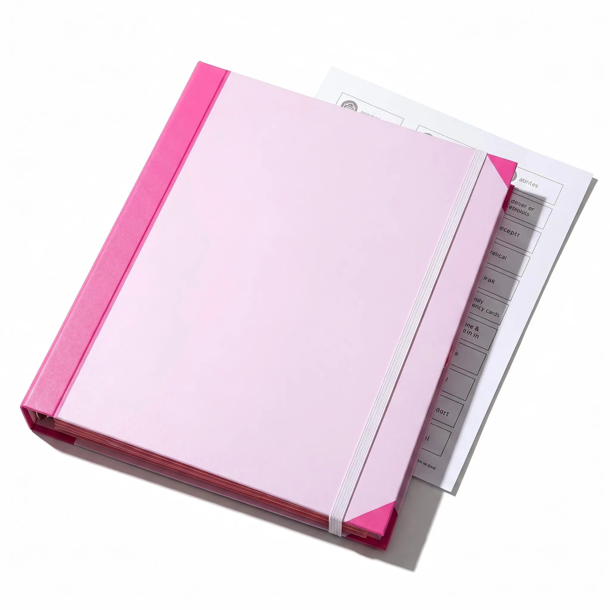 Snap Button Expanding Accordion Document Folder, Multi-Pocket File Organizer with Free Label Stickers for School & Office Paper Storage