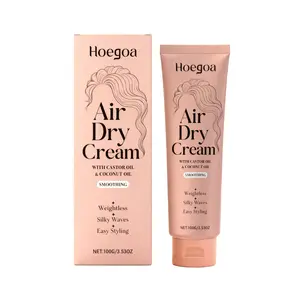 Hoegoa Curl Defining Cream, refreshing and moisturizing to nourish hair for naturally styled curls.