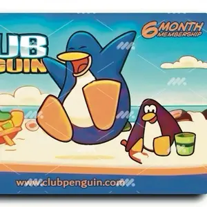 Club Penguin the Ultimate Rectangle Sticker for Anywhere & Anything Minimal Tech Style | Waterproof | Perfect Fit for Laptops & Accessories