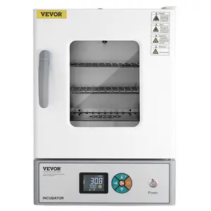 VEVOR Microbiological Lab Incubator 20L Precise Temp Control from 0 ° C to 70 ° C