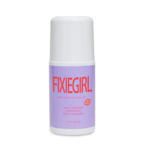 Deals For You【FIXIEGIRL】Body Adhesive Roller for Clothes & Wigs – 60ml Instant Grip Skin Glue, Sweat-Resistant & Skin-Friendly, No Mess No Residue Fashion Tape for Deep V Necks, Strapless Tops, and Lace Front Wigs