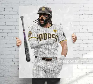 Fernando Tatis Jr. San Diego Poster, No Canvas, Baseball print, Sports wall art, Man Cave, Gift,  Room Decor