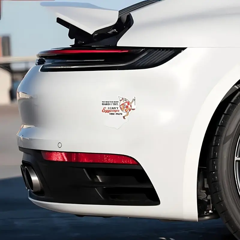Funny Pizza Meme Sticker, Car Sticker, Car Exterior Decoration Accessories for Porsche 911 GT3RS, Car Accessories for Porsche 911 GT3RS