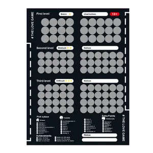 Valentine's Day Scratch-Off Poster Artistic Wall Art with 100 Intimate Positions Love Poses, Fun Interactive Couples Gift Intimacy for Relationship Challenges, Unique Romantic Decoration for Room