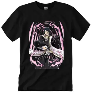Byakuya Kuchiki T-Shirt Bleach Shirt Manga Strip Anime Graphic Tee