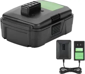 12V 3Ah  and Charger Compatible with RYOBI CB120L CB121L BPL-1220 130503001 130503005 (NOT for CB120N) for RYOBI 12V