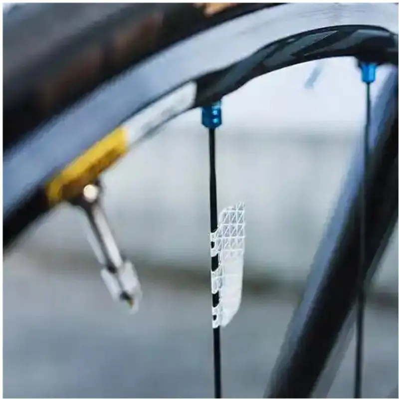 4/8 Pack Bicycle Reflective Stickers for Tires, Glow-In-The-Dark Reflective Strips for Enhanced Safety, Must-Have Cycling Accessories
