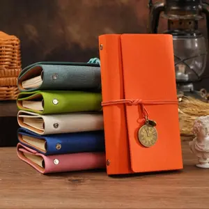 Vintage A6 Notebook with Creative Strap, Retro Diary Journal, Perfect Gift for Note-Taking, Stylish Hand Account Book, Travel Diary Notebook