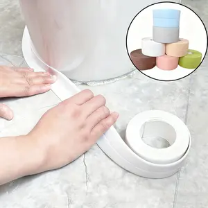 Waterproof Tile Grout Sealing Tape Roll, 125.98 Inches X 1.5 Inches, Self-Adhesive Sealant Strip for Kitchen & Bathroom, Prevents Moisture, Hydrophobic Sealant