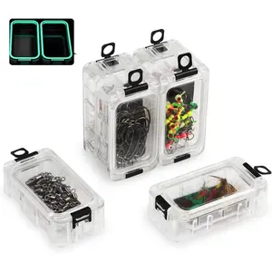 Small Fishing Tackle Box Organizer Assembly Fishing Tackle Box Organizer Tackle Tray with Magnet 4PCS/6PCS/8PCS