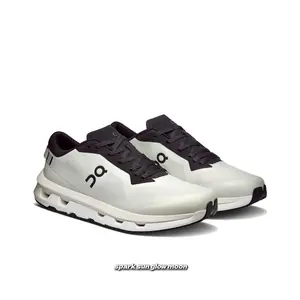 Lifestyle Sneaker, Ice White and Black Colorway, Superfoam Midsole and Cushioning System