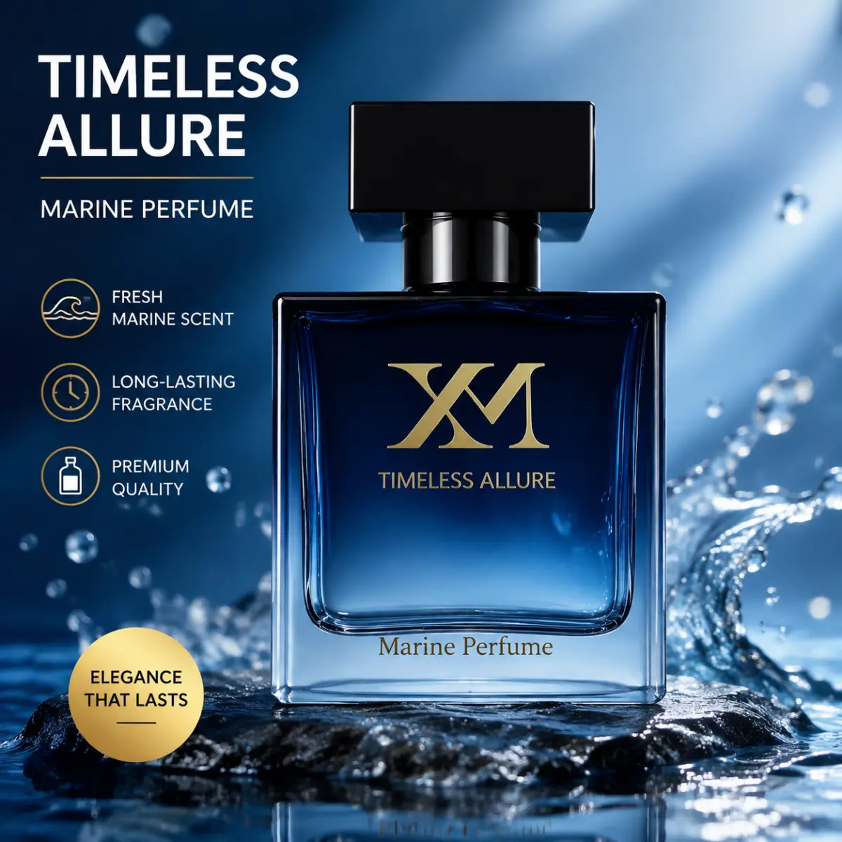 [XM] Ocean Edition, ocean perfume, with a unique marine scent. A distinctive fragrance that's hard to put down, long-lasting, suitable for various occasions like daily use, dates, travel, and an excellent choice for gifting.