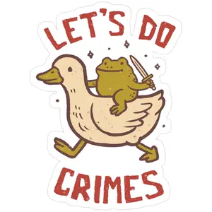 Cute Duck Raincoat Pastel Aesthetic Sticker – Durable Vinyl Decal