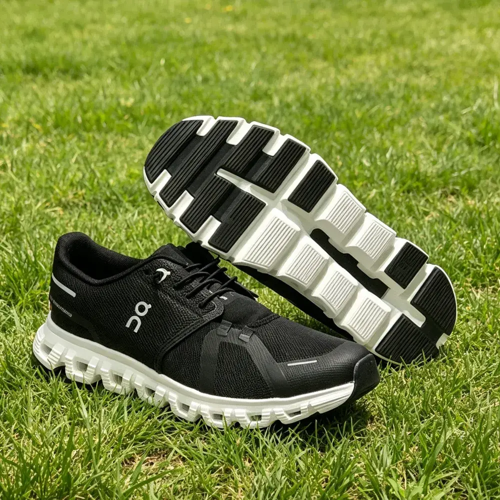 Unisex Breathable Mesh Running Sneakers, Lightweight Flexible Segmented Cushion Outsole Athletic Shoes, Non-Slip Shock Absorb Trainers for Jogging Gym Daily Commute
