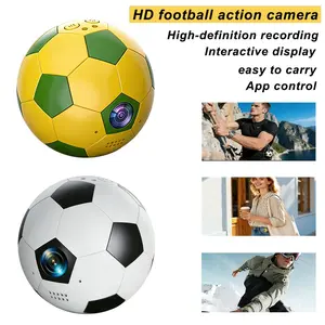Football Sports Camera, Mini Wearable Vlog Camera, Portable First-Person View Recording, Ideal for Work, Cycling, Travel, Dog Walking