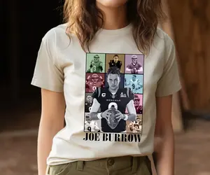 Joe Burrow The Eras Tour Shirt, Vintage T-Shirt, America Football Shirt, Joe Burrow Shirt, Football Fan Gifts