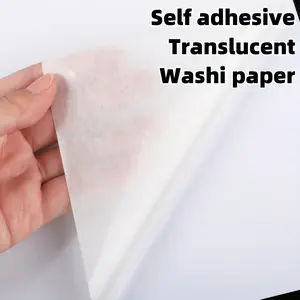 20pcs of Washi Paper Stickers, Self-Adhesive White Printable Multipurpose Copy Paper Suitable for Art, Crafts, Cards, Albums, And Scrapbooking, Compatible with Inkjet Printers