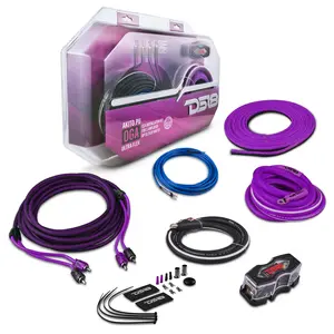 0-GA Amplifier Installation Wiring Kit - Purple (AKIT0.PU) 0-GA Amplifier Installation Wiring Kit - Purple (AKIT0.PU)