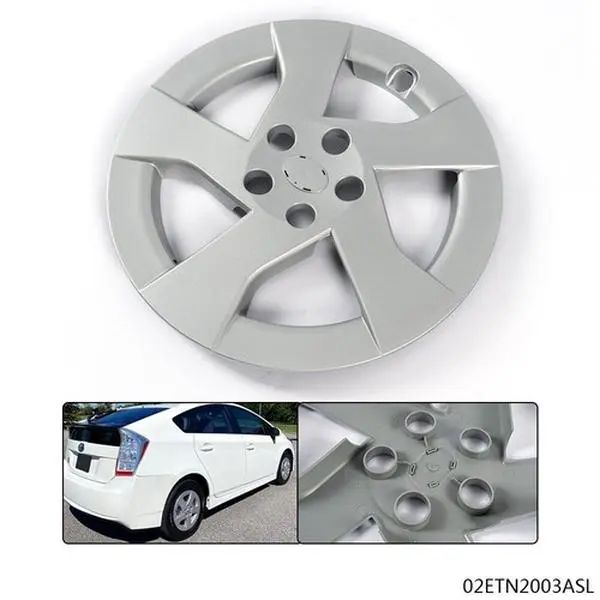 GPLUS 16" Plastic Wheel Cap Hubcap - Easy Install, Scratch Guard, 100% Brand New In Stock Auto Replacement Part for 2010-2011 Toyota Prius (Vehicle-Specific Fit)