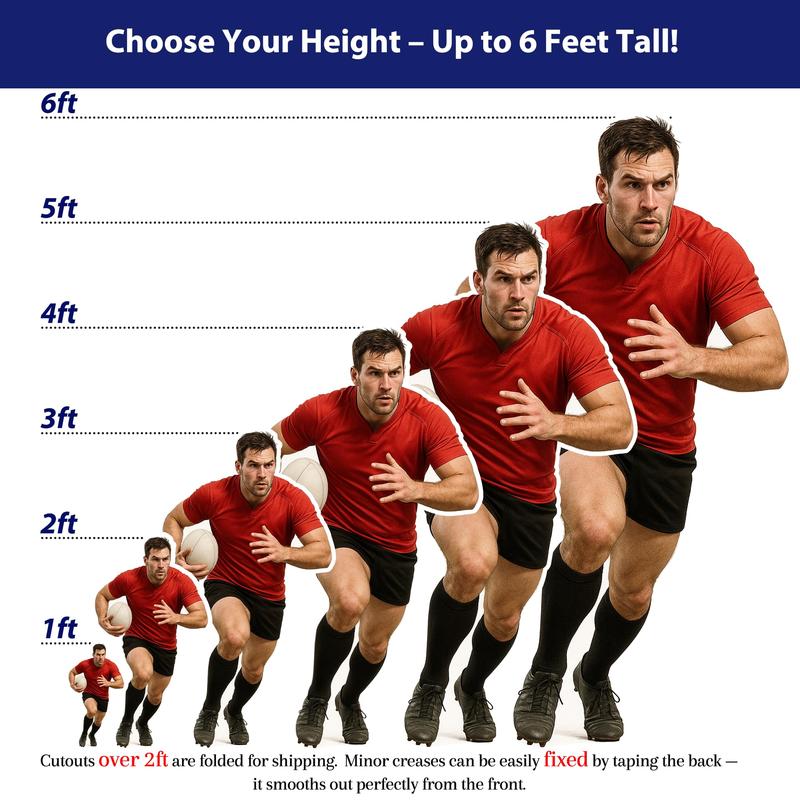 Custom Life Size Cardboard Cutout - Personalized Photo Standee for Wedding Graduation Birthday Party Anniversary Senior Night Waterproof Corrugated Plastic USA Made