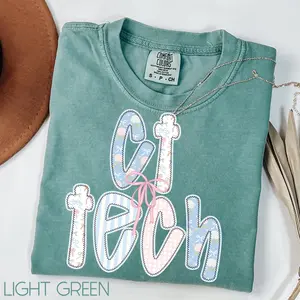 Comfort Colors CT Tech Shirt, Ct Tech Gift, Ct Tech Tshirt, Rad Tech Gift, Computed Tomography Tee, CT Tech Gift For Her, CT Tech Shirts