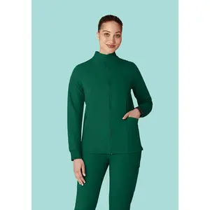 Women's Modern Scrub Jacket Hunter Green