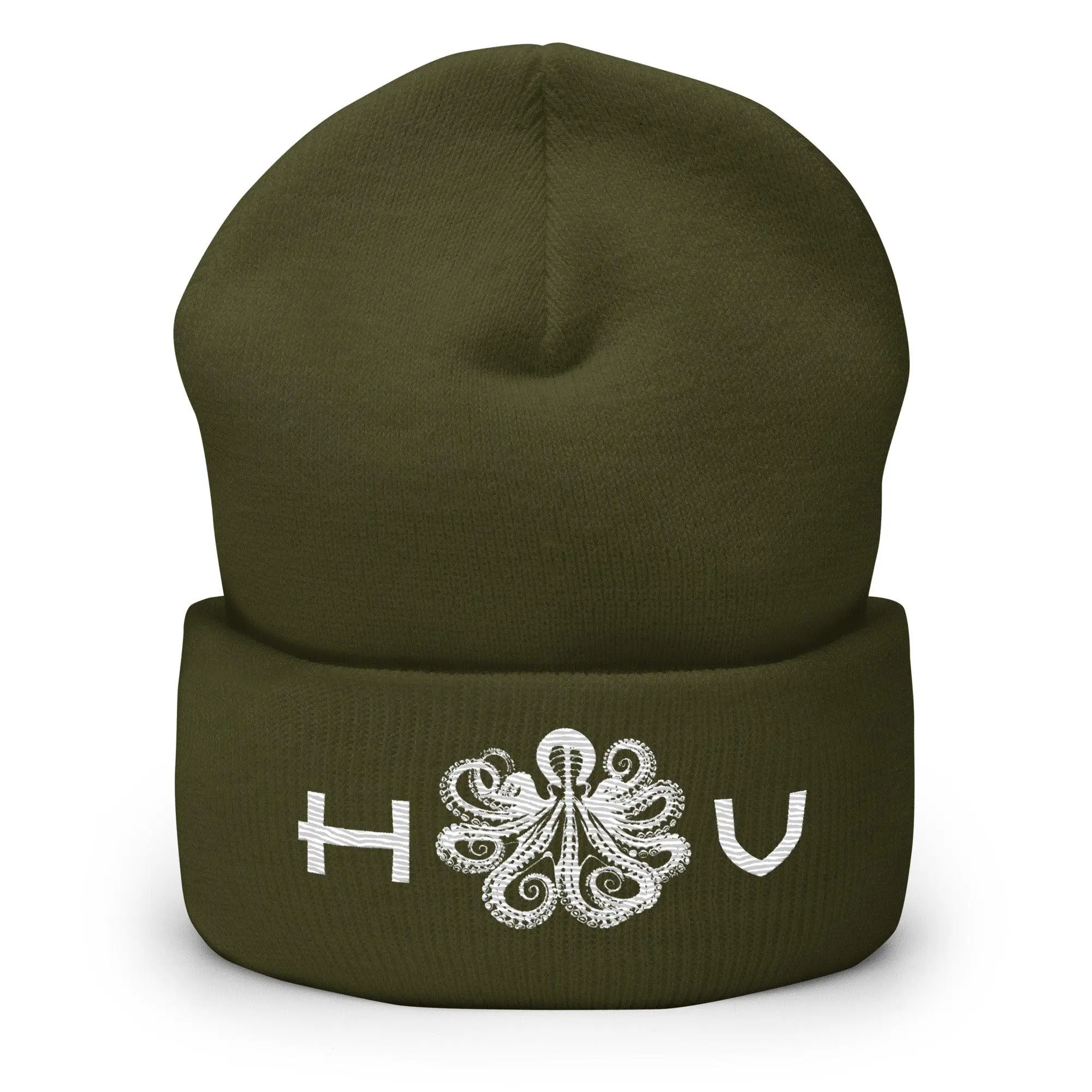 Octopus Cuffed Beanie