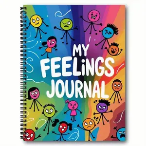 Mental Health Spiral Notebook Journal for Men and Women, Alleviates Anxiety and Depression, Promotes Self-Care, Tracks Emotions, Reflects Goals, Self Improvement Journal