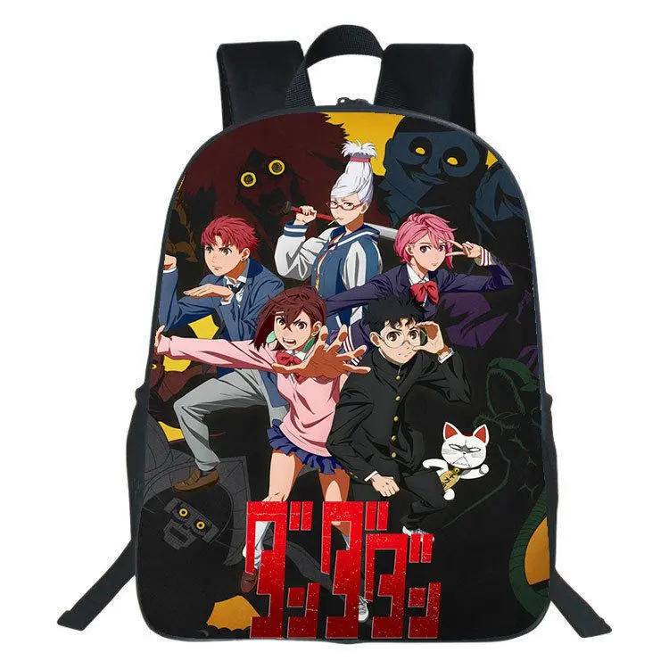 Dandadan Anime Full Character Print Backpack Dan Da Dan Manga Fan Laptop School Daypack