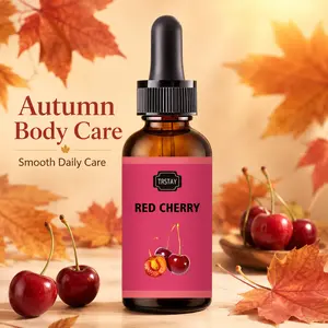 Red Cherry Moisturizing Skin Care Oil - Silky, Nourishing Body Care for Daily Morning and Evening Routines for Soft, Smooth Skin