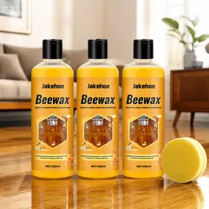 Beeswax Wood Polish & Conditioner Feed-N-Wax, 10.14 oz Orange Liquid, Home Cleaning Product for Wood Furniture & Floors