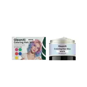 GleamXi Washable White Hair Dye | Gentle Formula, Natural Pigment for Fashion Looks